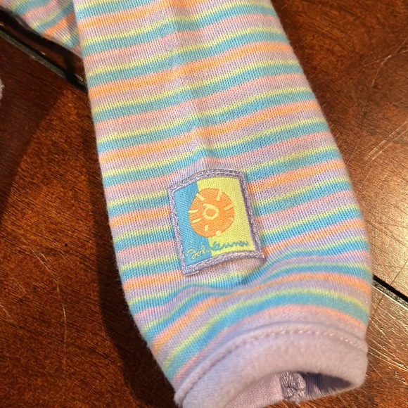 Vintage Carters John Lennon Real Love Imagine 2 piece Fleece Overalls  3-6 month - Picture 5 of 14